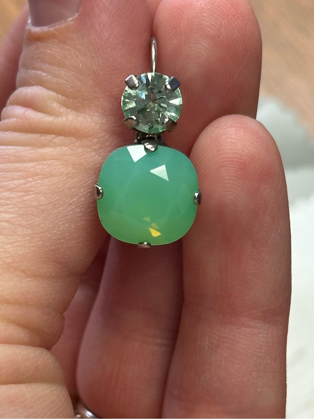 Sorrelli Green Drop Earrings